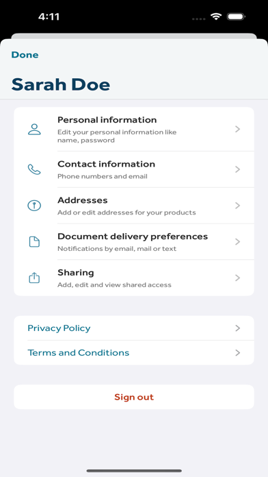 GUARDIAN® Accounts & Policies screenshot 1