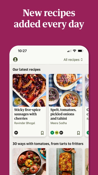 Guardian Feast: Daily Recipes screenshot 2