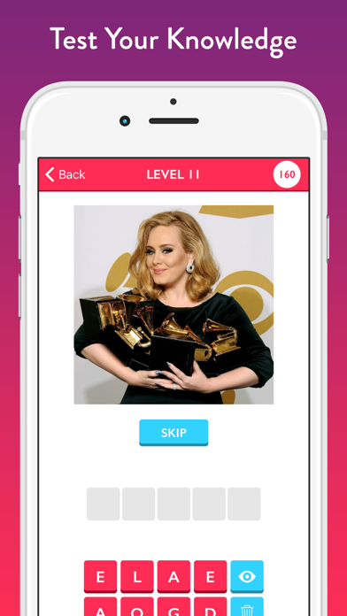 Guess The Music Artist - Free Quiz Game About Singers And Bands screenshot 1