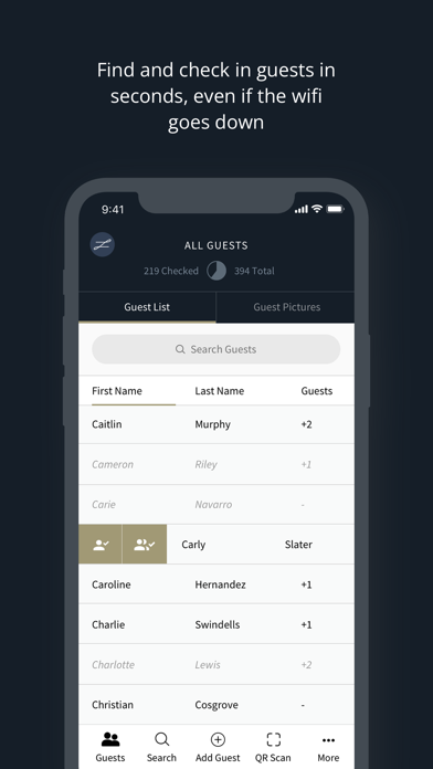Guest List App | zkipster screenshot 4