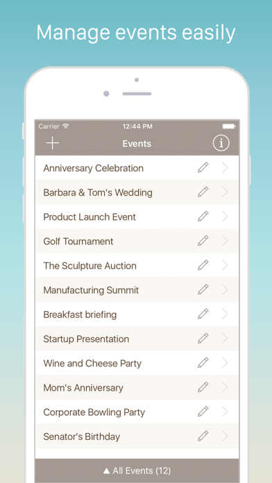 Guest List Organizer Pro screenshot 2
