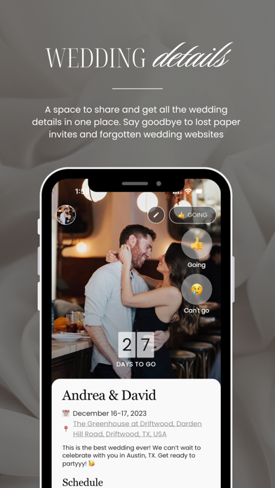Guestlist Wedding App screenshot 3