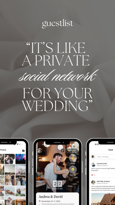 Guestlist Wedding App screenshot 4