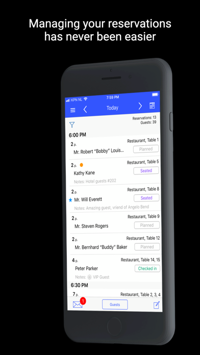 Guestplan screenshot 2