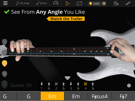 Guitar 3D - Basic Chords screenshot 8