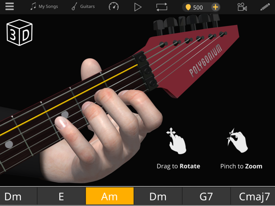 Guitar 3D - Basic Chords screenshot 10