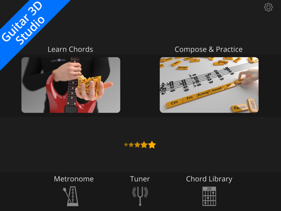 Guitar 3D - Studio,Learn,Tuner screenshot 1
