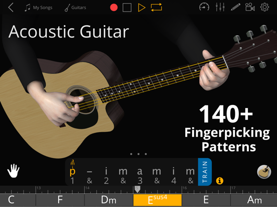 Guitar 3D - Studio,Learn,Tuner screenshot 7