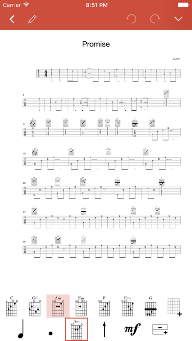 Guitar Notation - Tabs&Chords screenshot 3