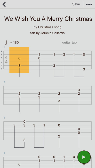 Guitar Tabs X - tabs editor screenshot 5