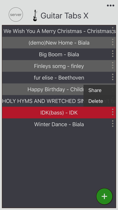 Guitar Tabs X - tabs editor screenshot 3