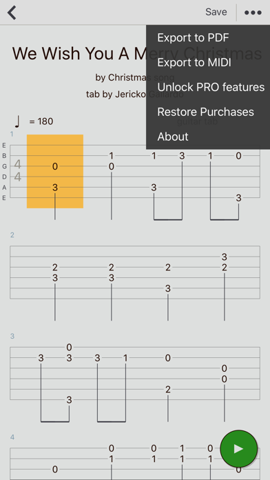 Guitar Tabs X - tabs editor screenshot 4