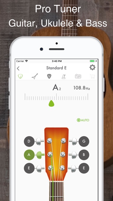 Guitar Tuner: Bass and Ukulele screenshot 1