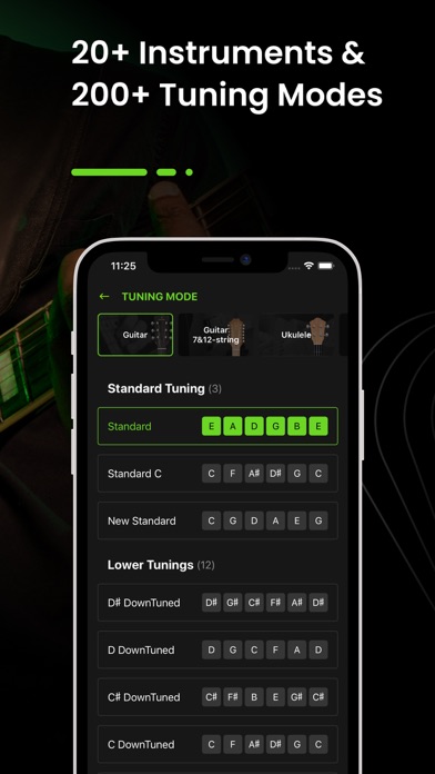 Guitar Tuner - GuitarTunio screenshot 7