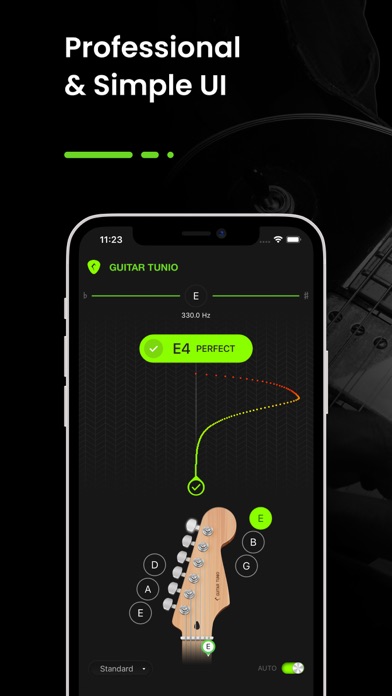 Guitar Tuner - GuitarTunio screenshot 2