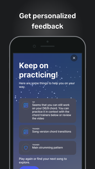 GuitarTuna: Tune & Play Guitar screenshot 2