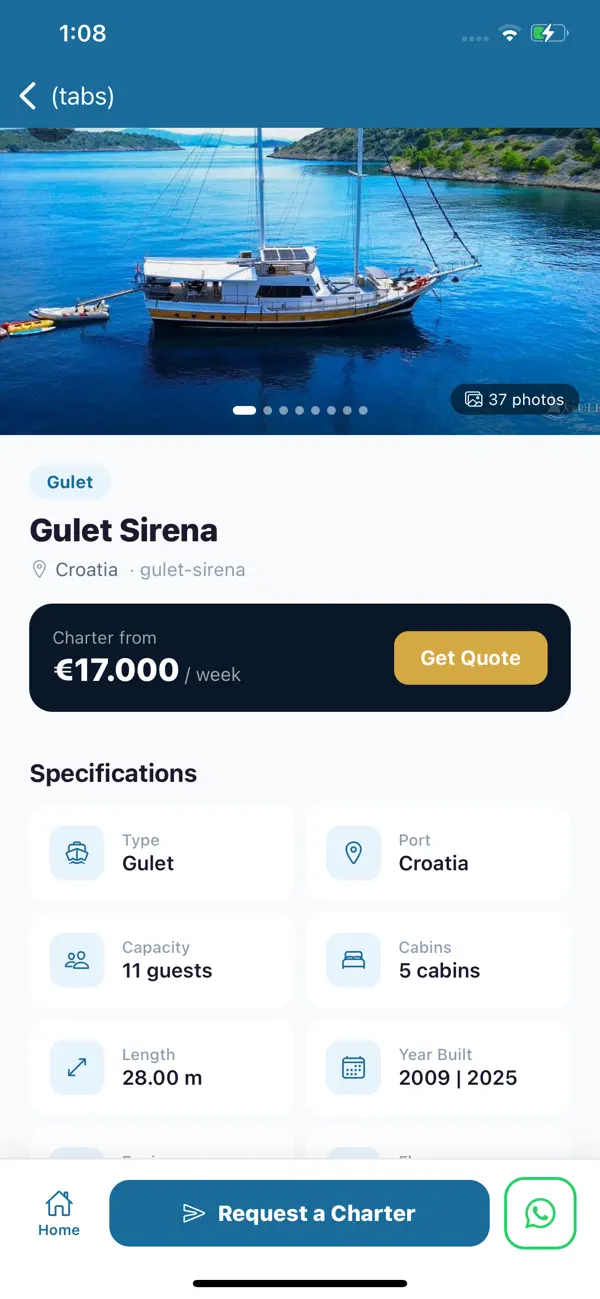 Gulet Broker Yacht Charter screenshot 4