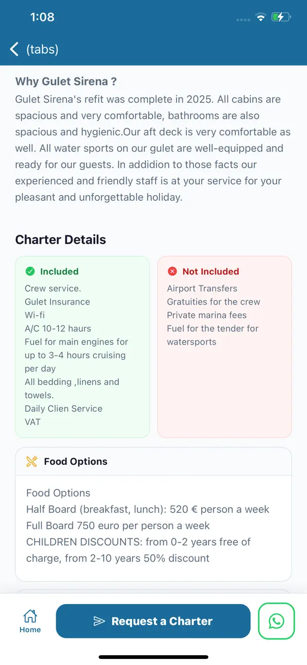Gulet Broker Yacht Charter screenshot 3