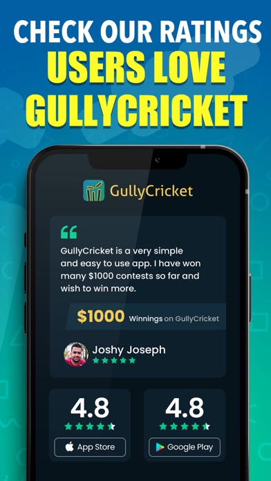 GullyCricket - Fantasy Cricket screenshot 1