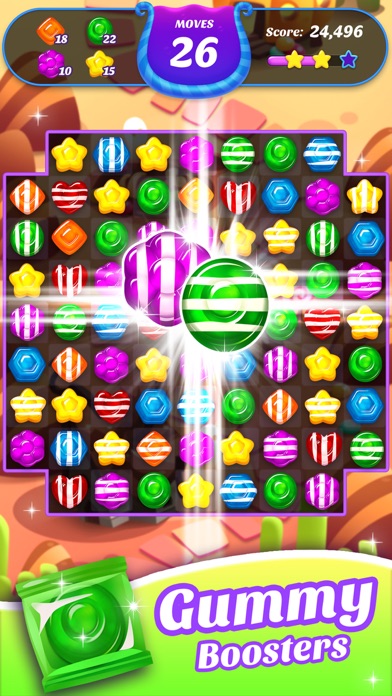 Gummy Candy Blast！Match 3 Game screenshot 4