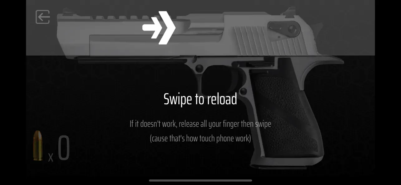Gun Simulator - Shake to shoot screenshot 1