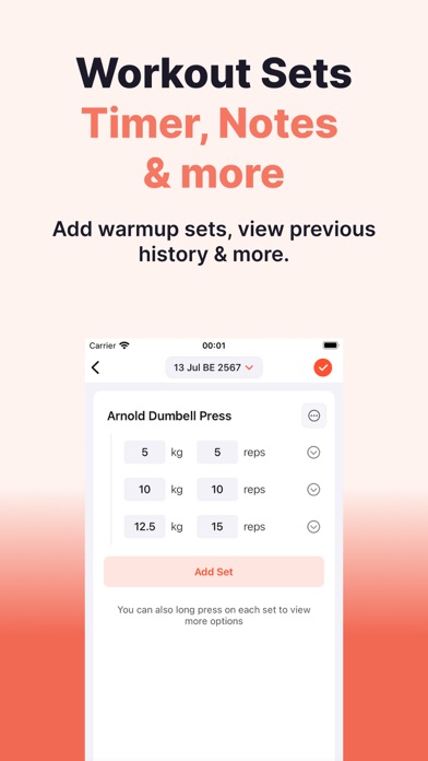 Gym Diary: Workout Tracker Log screenshot 6