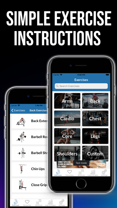 Gym Exercises & Workouts screenshot 1