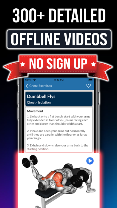 Gym Exercises & Workouts screenshot 7