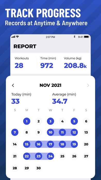 Gym Workout Planner & Gym Log screenshot 1