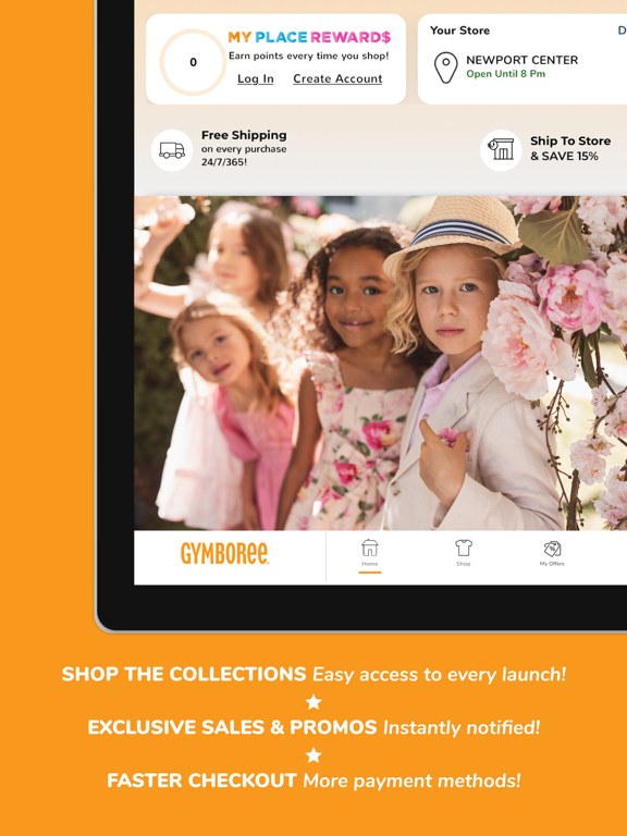 Gymboree screenshot 1