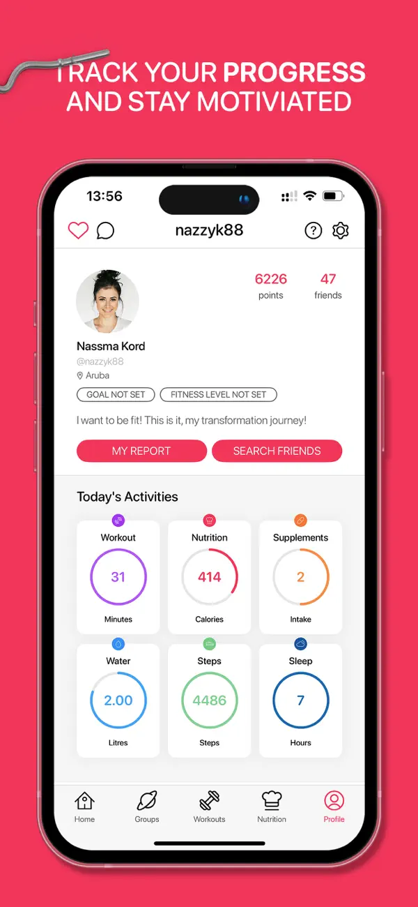 Gymnadz - Women's Fitness App screenshot 1