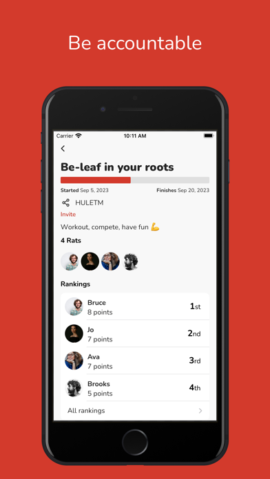 GymRats · Fitness challenge screenshot 3