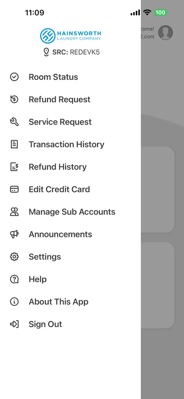 H Wash Mobile screenshot 1