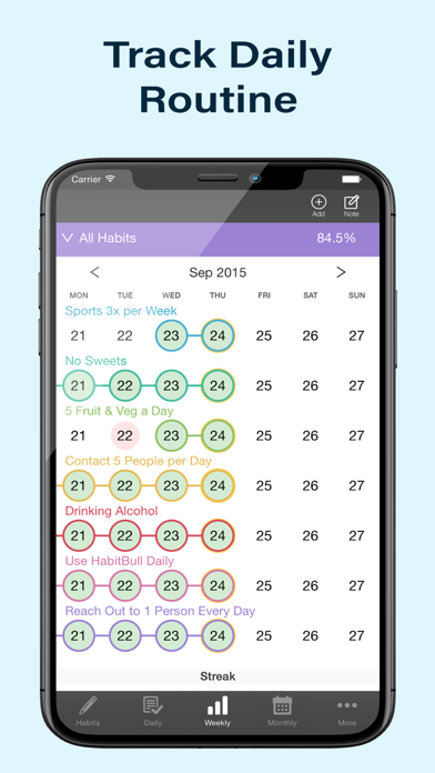 Habit-Bull: Daily Goal Planner screenshot 2