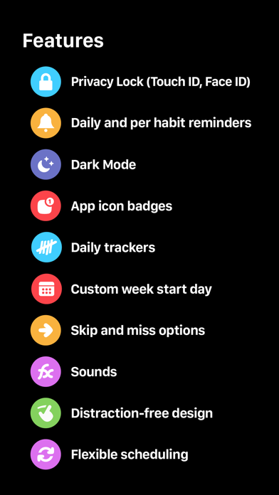 Habit List screenshot 1