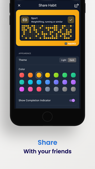 Habit Tracker - HabitKit screenshot 3