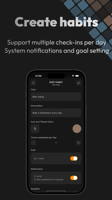 HabitDone -Daily Habit Tracker screenshot 1
