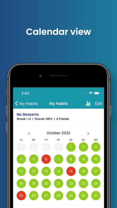 HabitShare - Habit Tracker screenshot 3