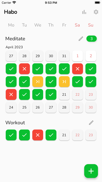 Habo (habit tracker) screenshot 6