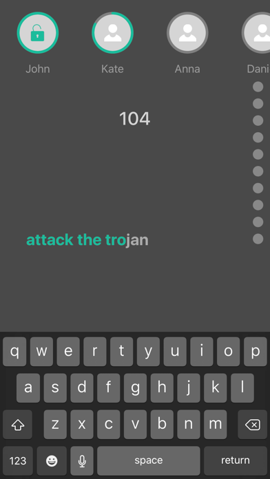 Hacker Keyboard - Typing Game screenshot 1