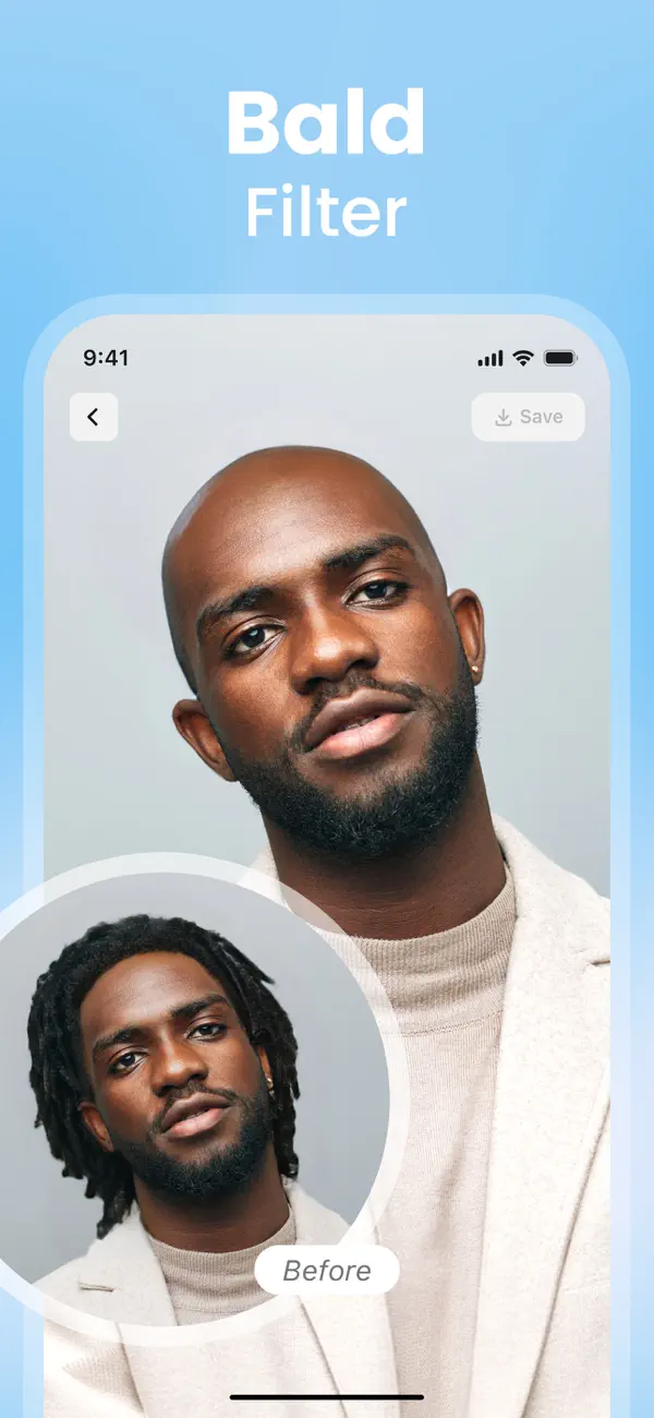 Hair AI: Hairstyle Filter, Cut screenshot 2
