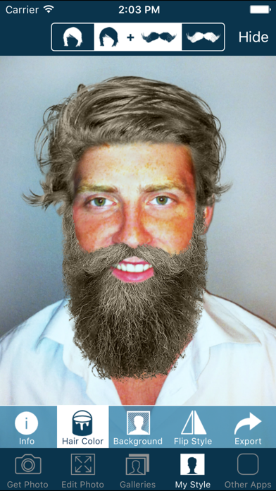 Hair and Beard Styles screenshot 7