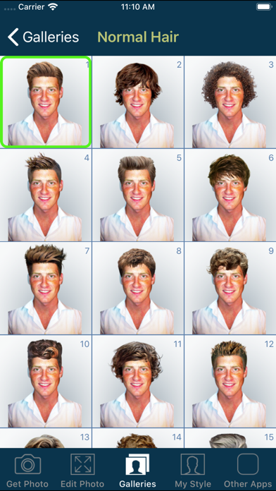 Hair and Beard Styles screenshot 3