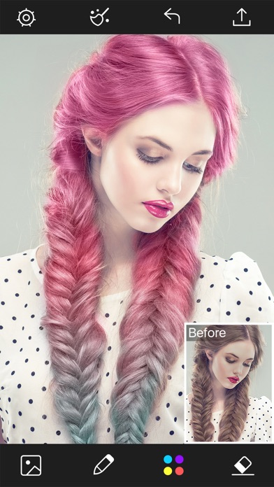 Hair Color Changer - Styles Salon & Recolor Booth screenshot 5