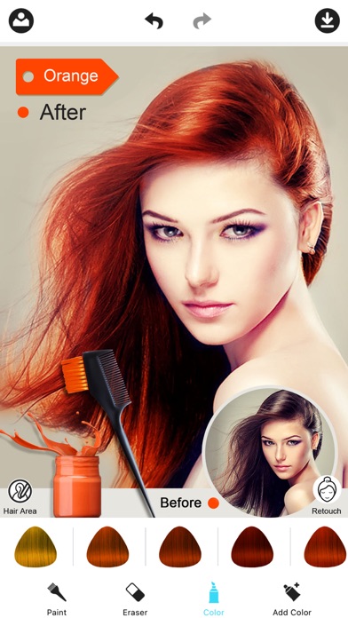 Hair Color Dye -Hairstyles Wig screenshot 5
