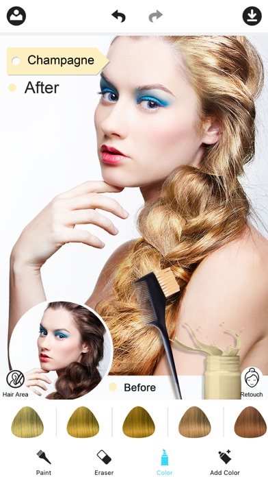 Hair Color Dye -Hairstyles Wig screenshot 4