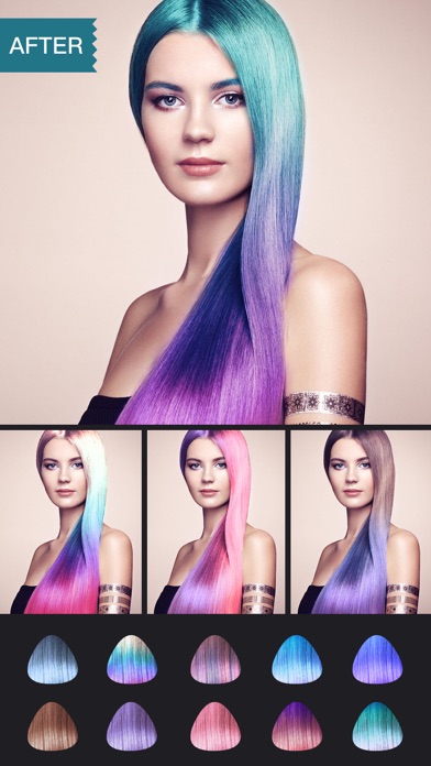 Hair Color Dye -Hairstyles Wig screenshot 2