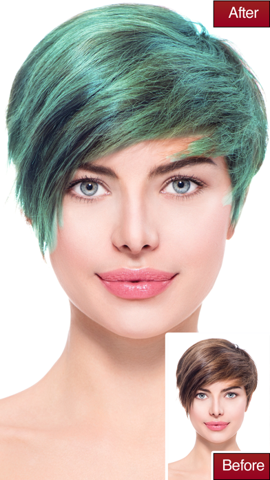 Hair Color Lab Change or Dye screenshot 1