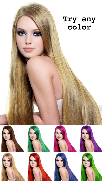 Hair Color Lab Change or Dye screenshot 3