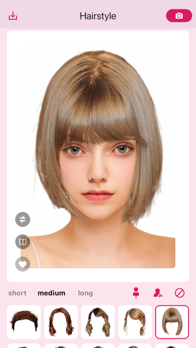 Hair Filter - Hairstyle Try On screenshot 5